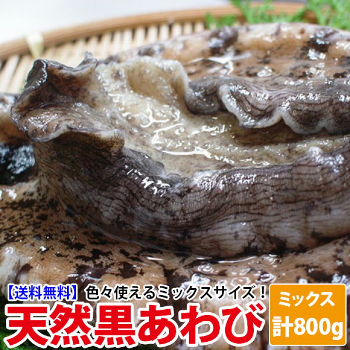 楽天市場 禁漁期 年末予約受付中 送料無料 天然黒あわび アワビ 大 中ミックス 計800g1g 170g前後2 3枚0g 250g前後2枚ギフト プレゼント お祝い よか鮑 黒アワビ 海と山の旬鮮産直よか魚ドットコム