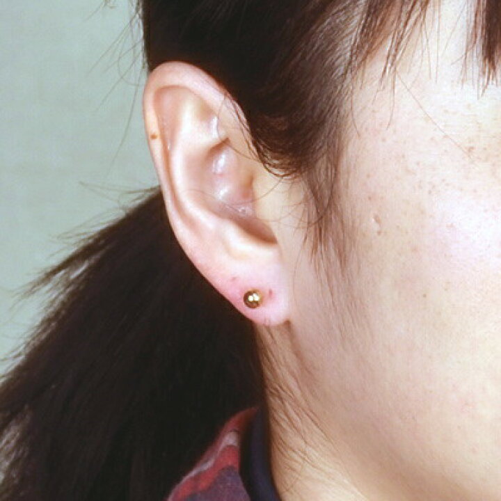 楽天市場】【クーポン配布中】K18PGピンクゴールド丸玉ピアス 5mm