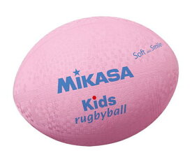 【ミカサ】 MIKASA キッズ用 スマイルラグビー ラージサイズ KF-P 小学生用 ピンク
