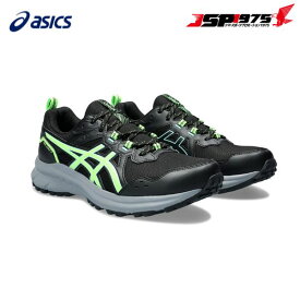 【あす楽】【送料無料】asics アシックス ランニング シューズ レイル スカウト 3 BLACK/ILLUMINATE GREEN 27.5cm スニーカー トレラン ウォーキング アウトドア 軽量 耐久性 1011b700