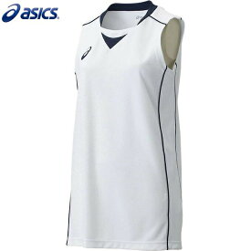 アシックス　asics　バスケ　ウィメンズ ゲームシャツ ホワイト×ネイビー XB2355　S　Sサイズ　ノースリーブ ゲームシャツ バスケットボール　レディース　女　女子 xa-xb2355150s