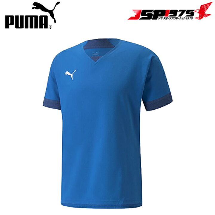 楽天市場】【PUMA】プーマ TEAMFINAL ゲームシャツ ブルー Mサイズ 