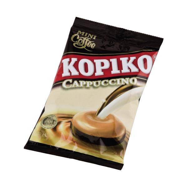 【代引き・同梱不可】 KOPIKO(コピコ) カプチーノキャンディ 袋入 120g×24袋のサムネイル