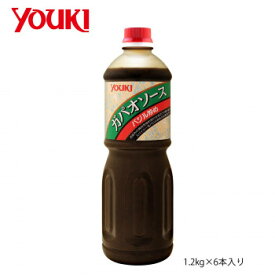【同梱不可】 YOUKI ユウキ食品 ガパオソース(バジル炒め) 1.2kg×6本入り 210740