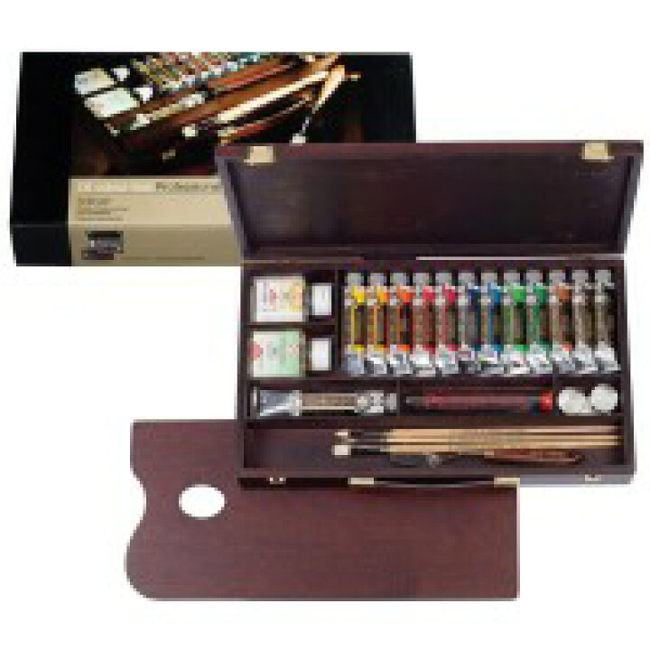 REMBRANDT レンブラント油絵具 ラグジュアリーボックス13色セット T0184-0003 410855 あっとらいふ REMBRANDT レンブラント油絵具 ラグジュアリーボックス13色セット T0184-0003 410855