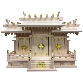 従来型の三社タイプの神棚 神棚の里 神棚 屋根違い三社 日本 和 おすすめ特集 中