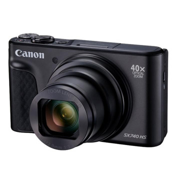 SNSへのシェアもかんたん 代引き 同梱不可 Canon キヤノン 【アウトレット送料無料】 送料無料 激安 お買い得 キ゛フト HS SX740 デジタルカメラ BK PowerShot