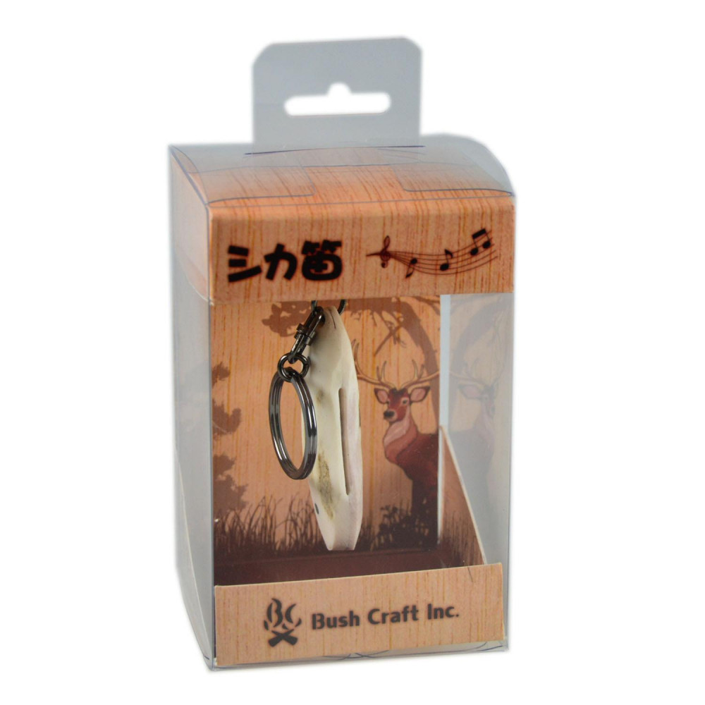 手作りのシカ笛 Bush 日本全国送料無料 Craft ブッシュクラフト アウトドア エゾジカ工芸品 鹿笛 専門ショップ