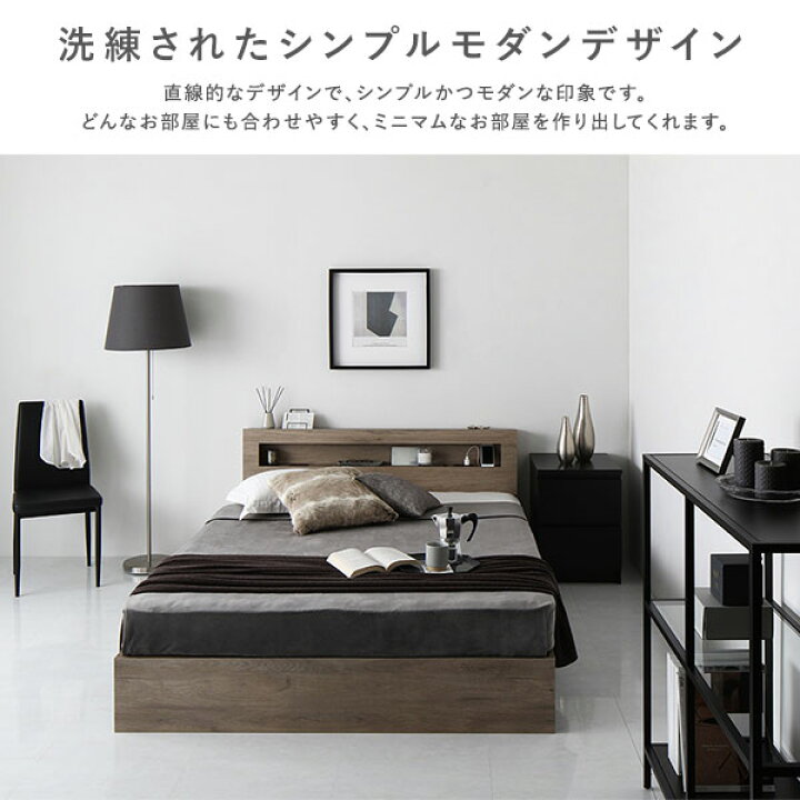 楽天市場】ベッド ダブル 国産ポケットコイルマットレス付き ホワイト 