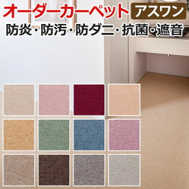 多機能カーペット 汚れにくい 日本製 約140×200cm オーダーカーペット フリーカット Wall to Wallカーペット アスシャリオ2(A) 引っ越し 新生活