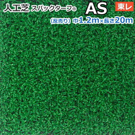 個人宅配送不可 スパックターフ 人工芝 屋外 外 耐久 屋内 天然芝風 天然のような グリーン 約1.2m幅×20m レギュラーシリーズ AS (R) 東レ 引っ越し 新生活