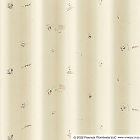 カーテン キャラクター デザインカーテン 洗える 遮光 日本製 スヌーピー ピーナッツ おしゃれ 既製サイズ 約幅100×丈200cm ベストフォーメーション (S) 引っ越し 新生活