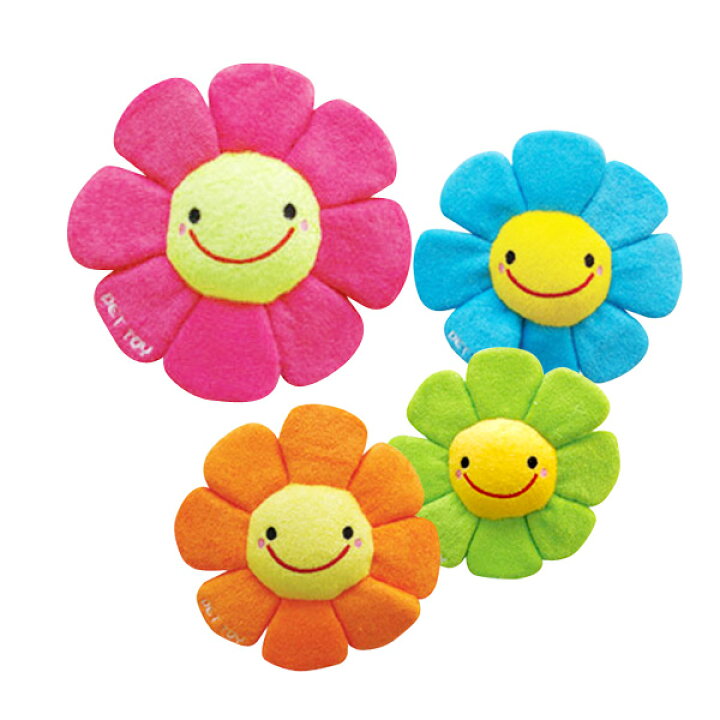 楽天市場 犬 おもちゃ カラフルフラワー 犬 猫 おもちゃ ペットグッズ 2 Anzudog あんずドッグ