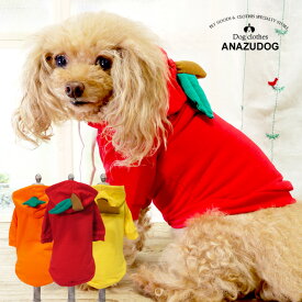 【在庫一掃SALE】フルーツ フードパーカー ドッグウエア 小型犬 あんずドッグ 犬服 かわいい ペット