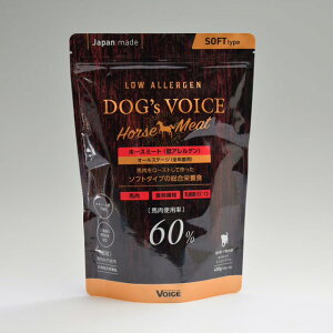 �h�b�O���H�C�X �z�[�X�~�[�g60�i��A�����Q���j 400g Dog'sVoice ���p �h�b�O�t�[�h �h���C�t�[�h