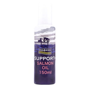 FISH4DOGS SUPPORT SALMON OIL �t�B�b�V���t�H�[�h�b�O �T�|�[�g �T�[�����I�C�� �^��|���v 150ml ���p���͂� �h�b�O�t�[�h �g�b�s���O