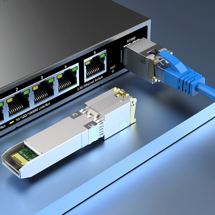 楽天市場】10GBASE-T RJ45変換 SFP+モジュール LG-10GE-T 光