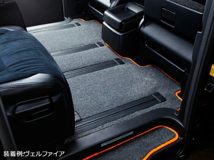 楽天市場】ハイエースWIDE カスタムフロアマット(2列シート車ラゲッジ 