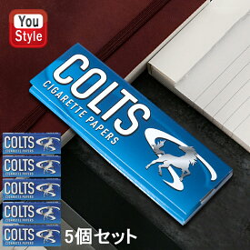 春山商事 COLTS コルツ タバコ巻紙 SDCP 手巻きたばこ 手巻きタバコ 巻紙 50枚入 68mm シングルペーパー 5個セット