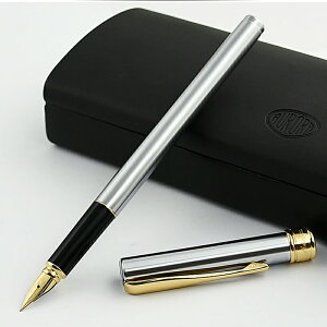 【26日20時~4h限定★10%クーポン&P5倍要エントリー】アウロラ AURORA 万年筆 マゼラン Magellano スリム シルバーGT A10-F/マットブラックCT A12-CF 細字F ギフト プレゼント お祝い 記念品 誕生日 男性