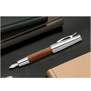 【10/1〜31ポイント5倍要エントリー】ファーバーカステル 万年筆 Faber-Castell デザインエモーション 梨の木 EF極細/F細字 ブラウン/ダークブラウン/ブラック ピコアブラック M中字 14862 お祝い プ