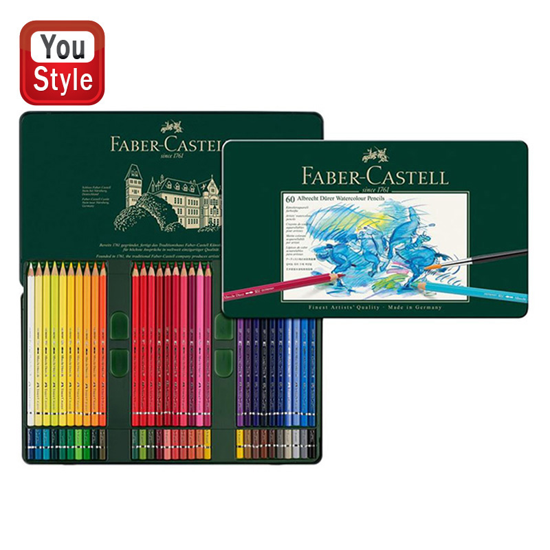 【あす楽対応可】ファーバーカステル 水彩色鉛筆 60色 セット (缶入) アルブレヒトデューラー 117560 Faber-Castell/贈り物/ギフト/プレゼント/子供/こども 色鉛筆