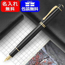 名入れ 万年筆 カヴェコ KAWECO 万年筆 ディア2 DIA2 M中字 スチール製ペン先 ゴールド ブラック DIA2FPG ギフト プレゼント お祝い 記念品 名前入り 名入り