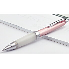 【素彫りのみ対応可】名入れ ボールペン 三菱鉛筆 MITSUBISHI PENCILBP ジェットストリーム アルファゲルグリップ(JETSTREAM) ノック式 油性ボールペン 中字 M 0.7mm シルバー/ブラック/ビンク SXN1000071P 名前入り 名入り