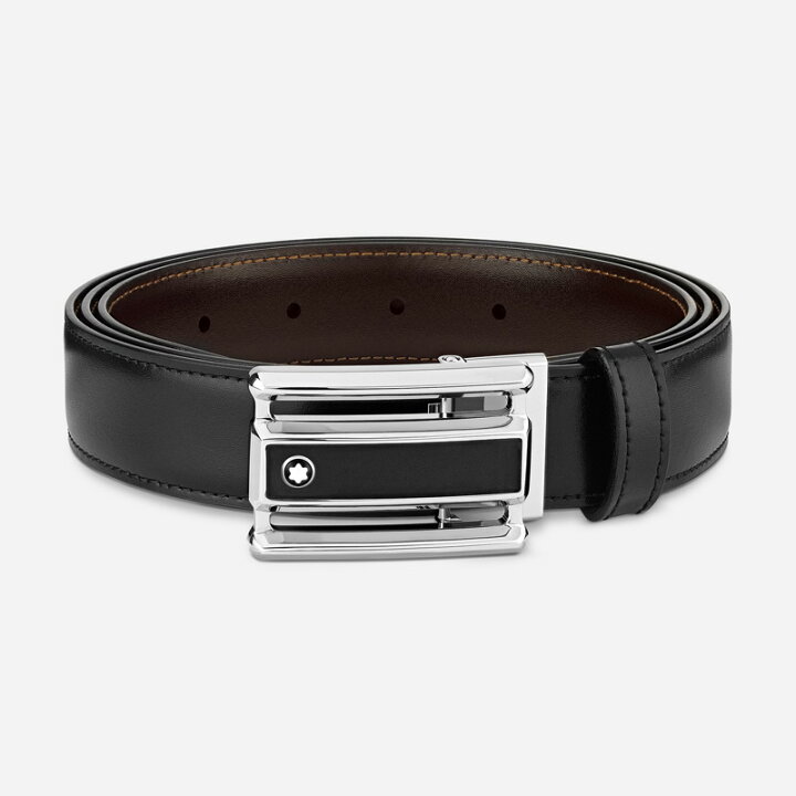 楽天市場】モンブラン MONTBLANC メンズ レザー ベルト リバーシブル 