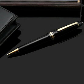 【あす楽対応可】 名入れ ボールペン モンブラン ボールペン MONTBLANC Meisterstuck マイスターシュテュック 161・10456 （132452）ゴールドコーティング 23885・112673 レッドゴールドコーティング ブラック ギフト 祝い 高級筆記具 プレゼント 文房具 名前入り 名入り