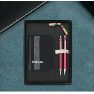 【10/1〜31ポイント5倍要エントリー】名入れ ボールペン オロビアンコ Orobianco フレッチャ ボールペン&シャープペン+ハンドタオル 全6色 ギフトセット195380 お祝い ギフト プレゼント 記念品