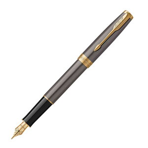 【10/1〜31ポイント5倍要エントリー】名入れ 万年筆 パーカー PARKER ソネット SONNET マットブラックGT 1950874/マットブラックCT 1950879/グレイGT 2213781 細字F ギフト プレゼント お祝い 記念品 誕生日