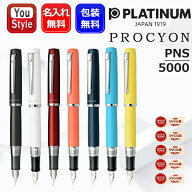 【P5倍要エントリー】 名入れ プラチナ万年筆 PLATINUM PROCYON プロシオン F/M PNS-5000 シャドウマイカ…