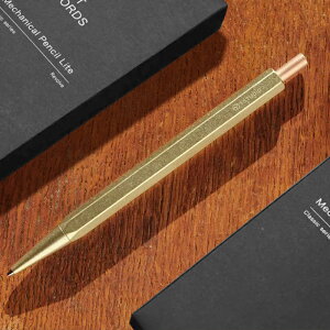 【10/1〜31ポイント5倍要エントリー】ワイスタジオ ystudio シャープペンシル メカニカルペンシル ライト クラシック&ブラッシング シリーズ 真鍮 ブラス 0.7mm STAT-63 ブラック STAT-64 筆記具 文