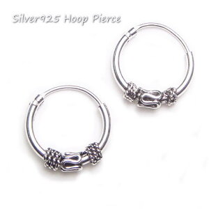 Vo[sAX a10mm ׂ߃^Cv 1_͗l Ԃ t[vsAX  Vo[925 silver925 Vo[ANZT[ [vsAX fB[XsAX Y GXjbN oX^C S 