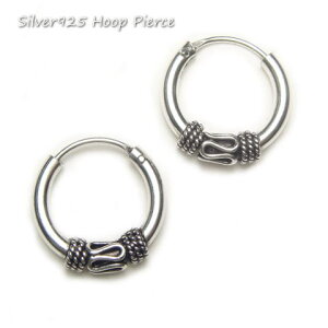 Vo[sAX a14mm ߃^Cv 1_͗l Ԃ t[vsAX Vo[925 silver925 Vo[ANZT[ [vsAX fB[XsAX YsAX GXjbN oX^C S 