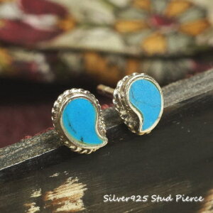 Vo[sAX GXjbNƌʂ̂悤ȃAWA͗l̃^[RCYJ[Vo[X^bhsAX(TCYF7×5mm^Cv) Vo[925 silver925 Vo[ANZT[ fB[XsA