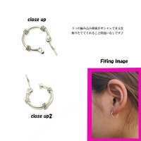 【シルバーピアス】シンプルな2mm甲丸リングのワンタッチクロッシングピアス(直径12mmタイプ)c023(c-2-4)【フープピアスループピアスレディースピアス】【楽ギフ_包装選択】【RCP】【10P12Sep14】