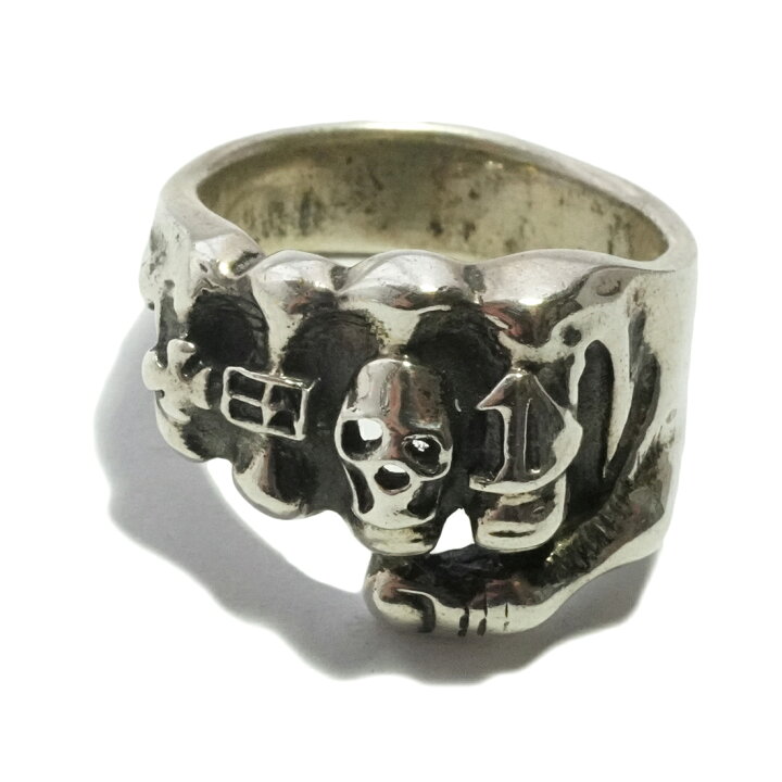 楽天市場 突き出した手に髑髏の指輪 ドクロの手 シルバーリング シルバー925 Silver925 シルバーアクセサリー 指輪 髑髏 どくろ ガイコツ パイレーツ Mens ボリュームアクセ アクセサリーのyukatanゆかたん