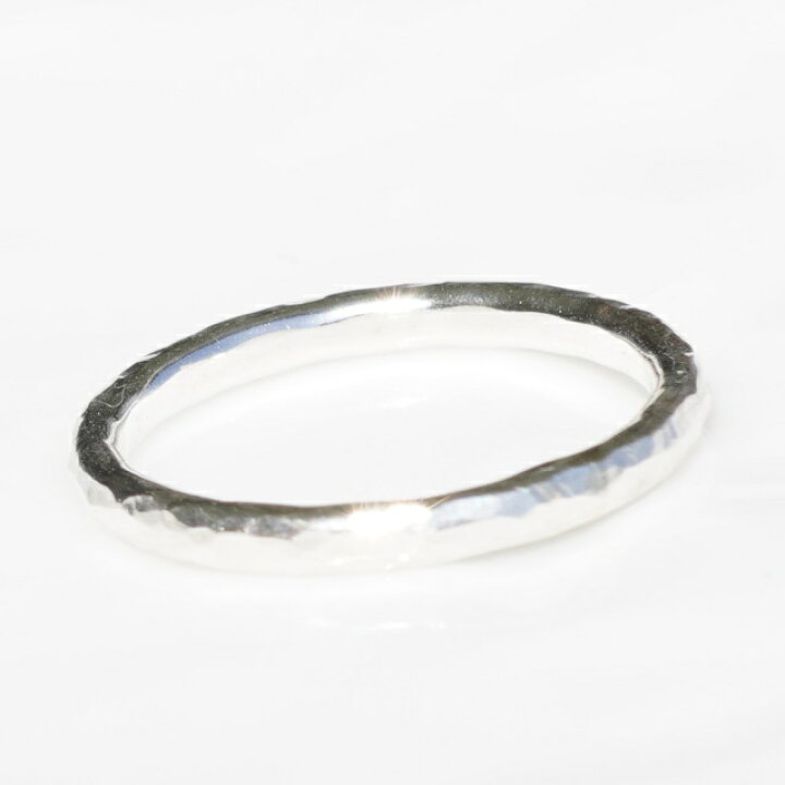 上品な シルバー925 1〜15号 シルバーリング 指輪 ピンキーリング 親指リング シンプル 槌目加工 凹凸 デコボコ でこぼこ メンズ