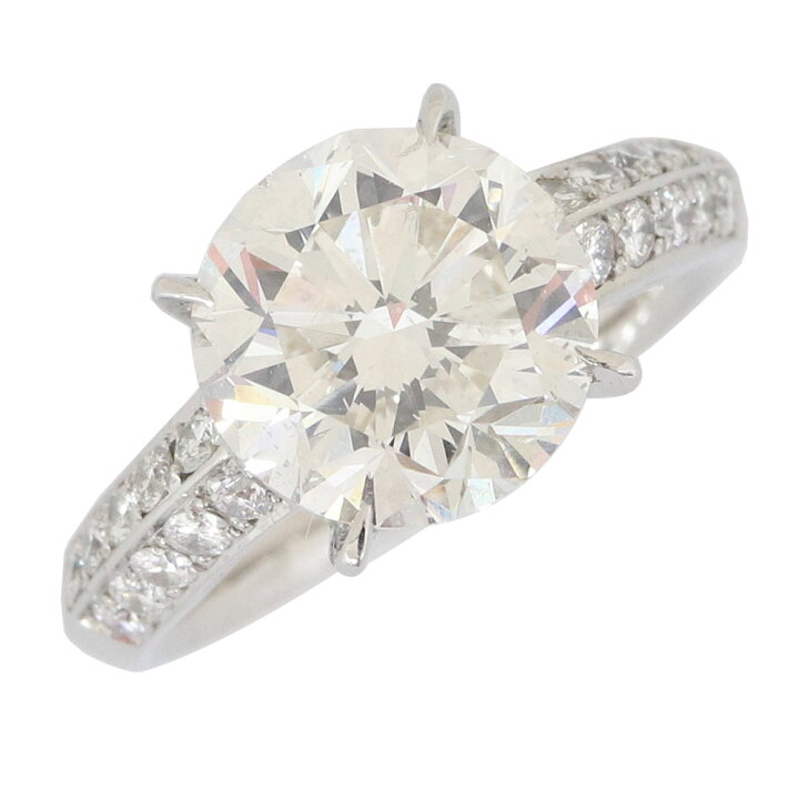 楽天市場】【中古】ダイヤモンド リング D3.191ct D0.323ct PT900 10号  