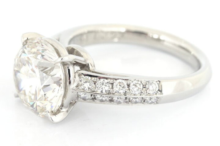 楽天市場】【中古】ダイヤモンド リング D3.191ct D0.323ct PT900 10号  