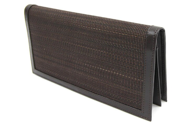 楽天市場】コンテス 二つ折り長札入れ ダークブラウン ホースヘア  