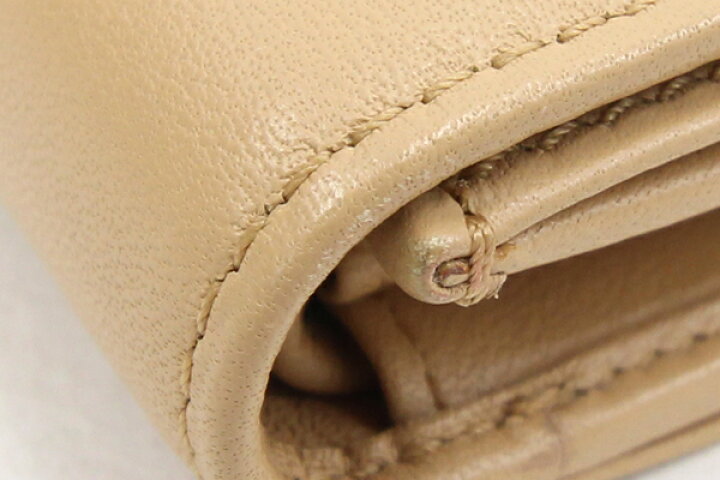 楽天市場】カルティエ 三つ折り財布 トリニティ ベージュ レザー 中古  