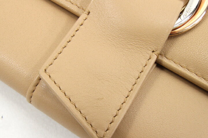 楽天市場】カルティエ 三つ折り財布 トリニティ ベージュ レザー 中古  
