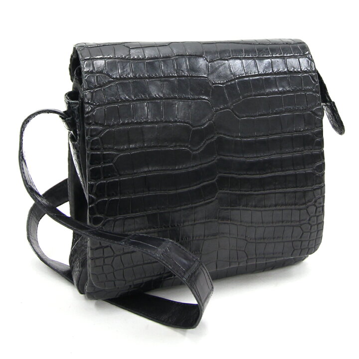 クロコダイル ハンドバッグ 2WAYバッグ JRA ショルダーバッグ  