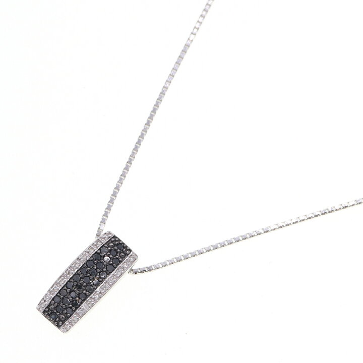 楽天市場】ダイヤモンド ブラックダイヤモンド ネックレス D0.33ct 