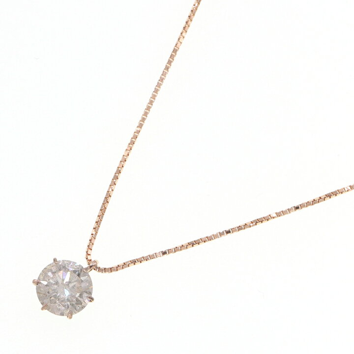 楽天市場】ダイヤモンド ネックレス D1.287ct K18PG 鑑定書付き 中古 