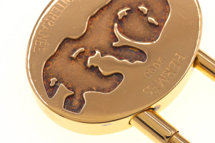 楽天市場】エルメス カデナ 2003年限定 地中海 ゴールド メタル 中古  