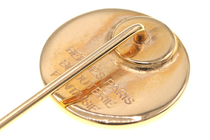 楽天市場】エルメス ピンブローチ セリエ ゴールド メタル 中古 小物  